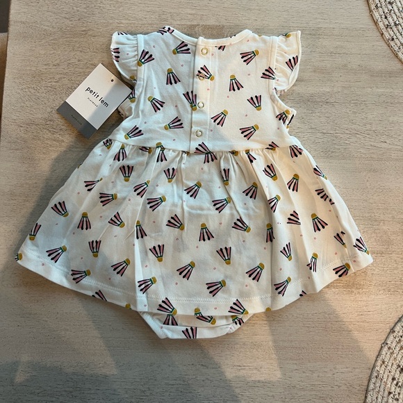 BRAND NEW Petit Lem Matching Dress / Bloomers Set, Size 3 Months - Picture 2 of 11